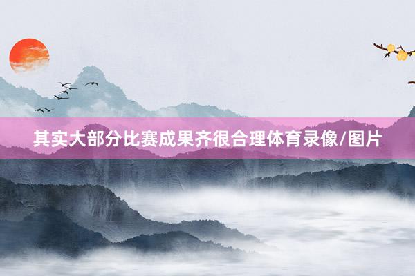 其实大部分比赛成果齐很合理体育录像/图片