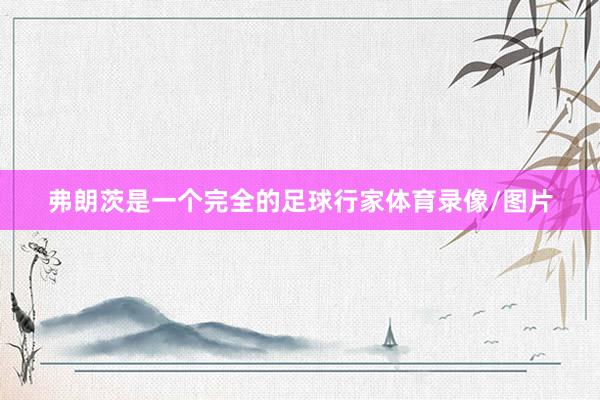 弗朗茨是一个完全的足球行家体育录像/图片