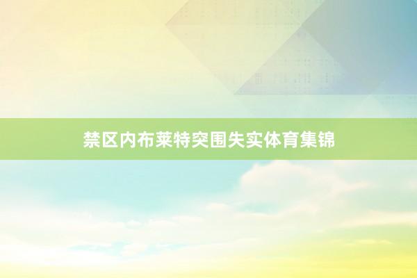 禁区内布莱特突围失实体育集锦