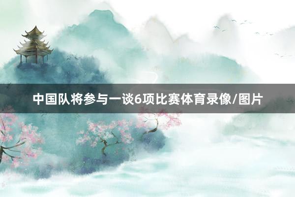 中国队将参与一谈6项比赛体育录像/图片