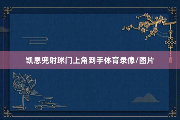 凯恩兜射球门上角到手体育录像/图片