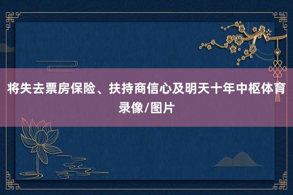 将失去票房保险、扶持商信心及明天十年中枢体育录像/图片