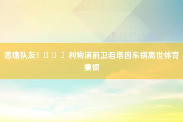 悲痛队友！			利物浦前卫若塔因车祸离世体育集锦