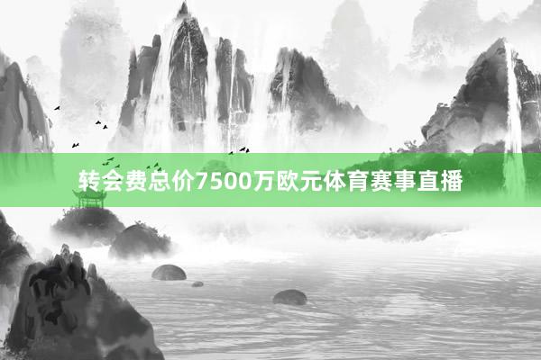 转会费总价7500万欧元体育赛事直播