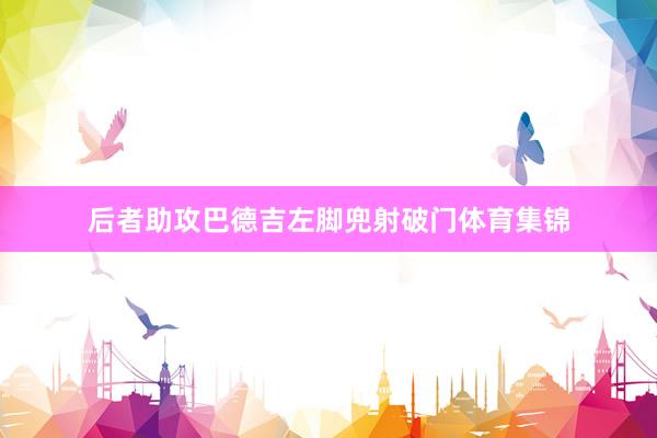 后者助攻巴德吉左脚兜射破门体育集锦