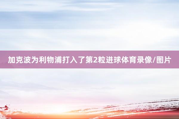 加克波为利物浦打入了第2粒进球体育录像/图片