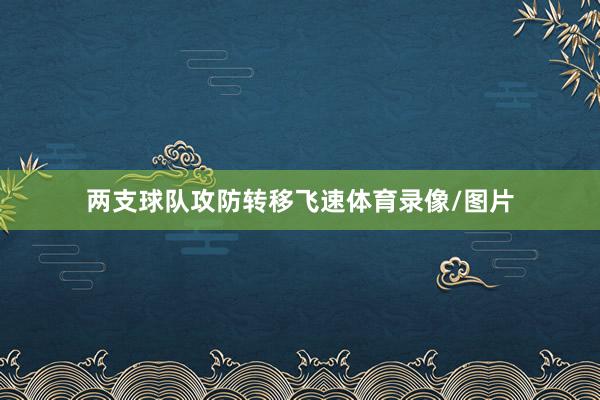 两支球队攻防转移飞速体育录像/图片
