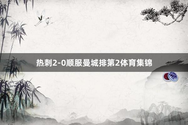热刺2-0顺服曼城排第2体育集锦